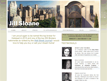 Tablet Screenshot of jillsloane.com
